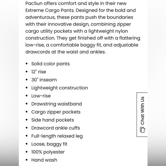 Pacsun Extreme Cargo Pants - Picture 9 of 10